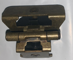 LOT 30 AMEROCK Steel 1/4 Overlay Double Demountable Door Hinge Bronze