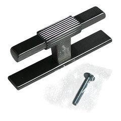 12-Pack Brainerd 3-5/32” (80mm) Fluted Bar Knobble Satin Nickel 12 (P44992W)