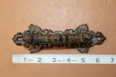 2-Large Victorian Style Gate Pull,Handle,Kitchen And Bath Decor,Gift,HW-07