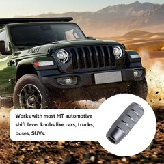 95mm/3.74″ Car Shifter Knob, Aluminum Weighted Automotive Gear Shi Color: Gray