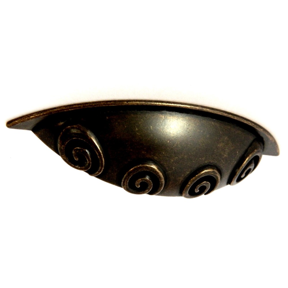 Oil Rubbed Bronze 3″cc Showcase P2204-ORB Swirl Cabinet Cup Pull Handle