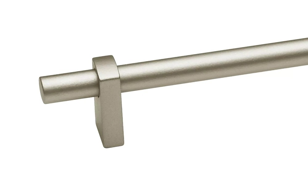 Set of 3 Alno A2801-6 Vita Bella 6″ Center to Center Smooth Bar Pewter Look