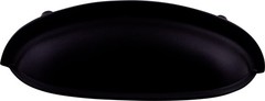 Top Knobs M362 Somerset Collection 3″ Cup Pull, Flat Black