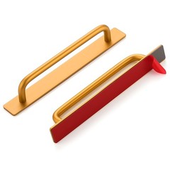 4 PCS Adhesive Handles Self Stick Instant Cabinet Drawer Push Pull 8.35 Inch