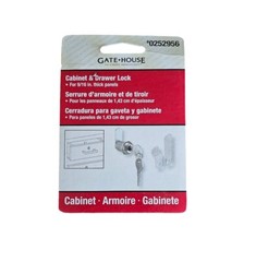 Cabinet & Drawer Keyed Lock for 9/16 Inch Thick Panels by Gatehouse #0252956