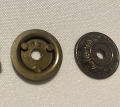 Vintage Antique Brass Drawer Pull Hardware Lot – 8 Pulls 2 Ring Pulls Rosettes