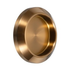 Glass Sliding Door Handles 2 Inch Round Back-to-Back Handle with Screw Rose Gold