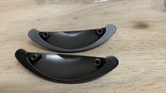 Drawer Pull BLACK SATIN FINISH 2-1/2″ Center to Center Cup 4″ Length LOT OF 2