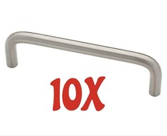 10X LIBERTY Steel 3-3/4″ 96mm Handle Wire Pull Satin Nickel P604D6-SN-C1…..232