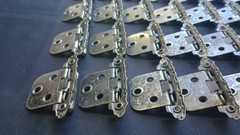 Lot of 40 VTG Cabinet Door Hinges 3” 182 889 Self Closing Semi Concealed
