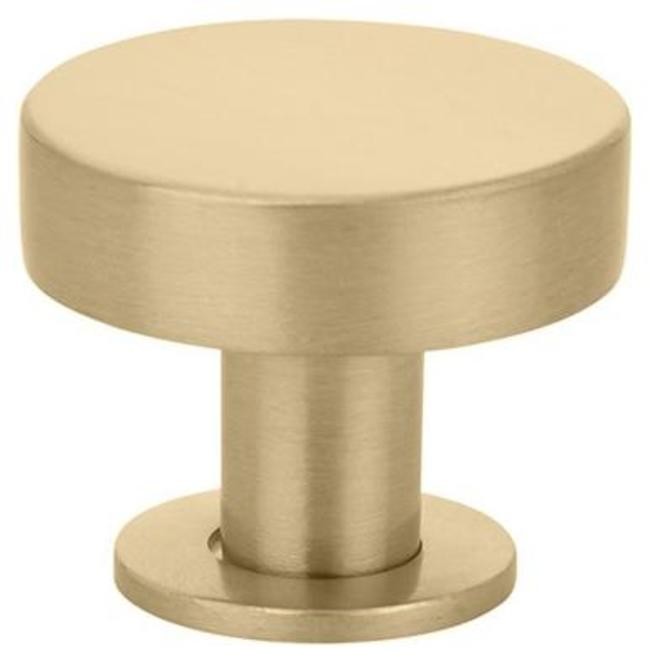 Emtek 86322 Cadet 1-1/4 Inch Mushroom Cabinet Knob – Brass