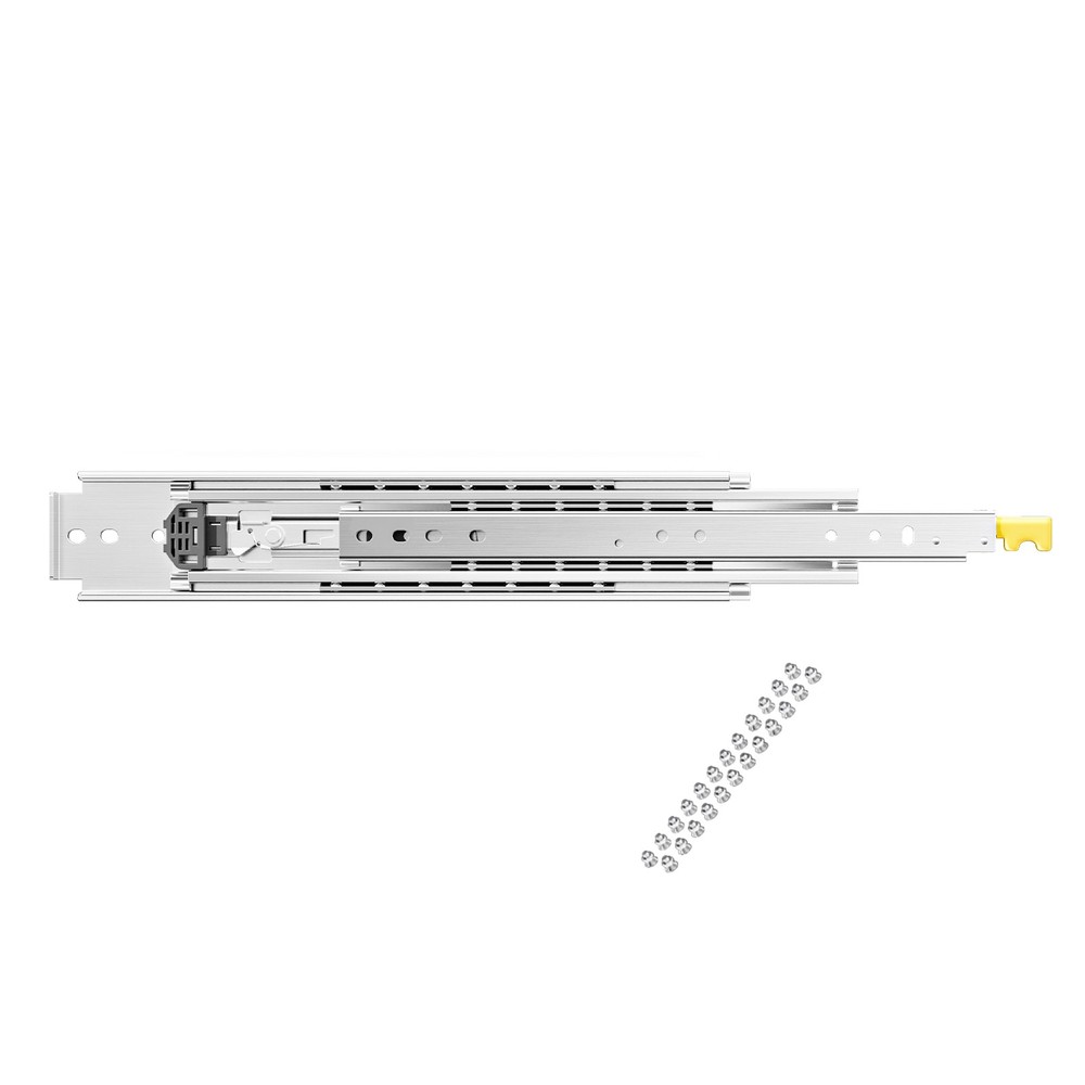 1 Pair 18-60 in Soft-Close Drawer Slides Ball Bearing Full Extension