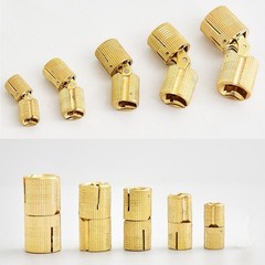 4Pcs 180° Open Angle 10mm 12mm Copper Invisible Hidden Hinges For Worktop DIY