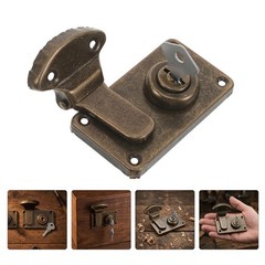 8Pcs Vintage Dark Green Iron Chest Lock Latches for Storage Boxes