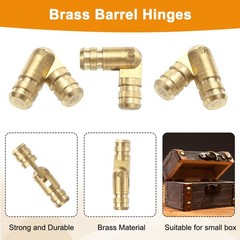 50Pcs Invisible Barrel Hinges 4x17mm Brass Concealed Hinge Gold