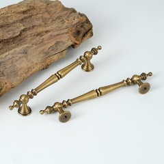 Brass Cabinet Pulls 5″ Kitchen Hardware Handle Drawer Pull Furniture Handles