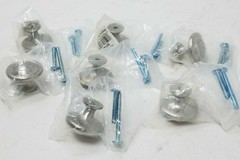 7-Pack Rusticware 921SN Satin Nickel 1-5/16″ Mushroom Cabinet Knob