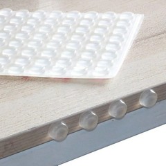 100 Pcs Cabinet Door Rubber Self Adhesive Bumpers Sound Dampening Clear Bumper