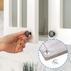 50 Pack Transparent Screw Feet Rubber Pads Cabinet Bumpers Clear Rubber Door