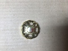 LOT of 21 POLISHED Filigree Design Bright Brass Finish Cabinet Knobs