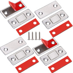 Cabinet Magnetic Catch 4 Pack Ultra Thin Cabinet Door Magnetic Catch for Drawer