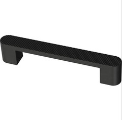 Liberty P43225C-FB Dual Mount 4″ & 5 1/16″ Modern Knurled Cabinet Pull Black