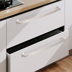 6 Pack 12.6 Inch(320mm) Brushed Satin Nickel Cabinet Handles Kitchen Cabinet …