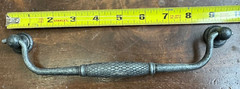Qty 5 Hafele Antique Pewter Cabinet Handle Pull 9-1/2″ Long Germany 120.46.910