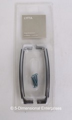 Lot of 2 IKEA 5-1/16” (128mm ) Cabinet Drawer Pull / Handle 2 packs – New