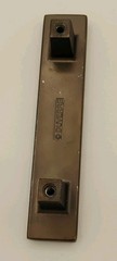 DuVerre Grooved Antique Brass Decorative Cabinet Bar Pulls, Lot Of 4