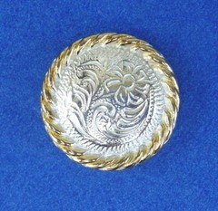 Western Lodge Cabin Kitchen Decor Bright Silver/Gold Drawer Pulls (6)