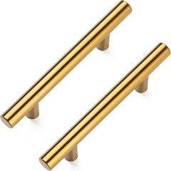 10 Pack Cabinet Pulls Matte Black Stainless Cabinet Handles, for Kitchen and