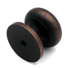Ultra Designer’s Edge Oil-Rubbed Bronze Round with Backplate 1 1/8″ Knob 59481