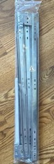 Knape & Vogt 1300PZ22 Drawer Slide 75-lb 22” L x 1/2” W Rail, Steel, Zinc, 2PK