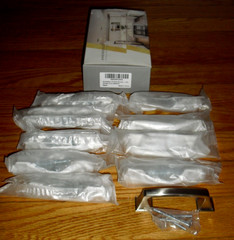 New Amerdeco 10 Pack Brushed Satin Nickel Cabinet Pulls With Hardware 3 3/4″