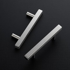 15 Pack 3-3/4 Inch Cabinet Pulls Brushed Nickel Sqaure Kitchen Cabinet Handle…