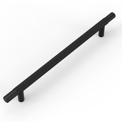 10 Pack Matte Black knurled Cabinet Pulls,10 Inch254mm Hole Centers Solid Hea…