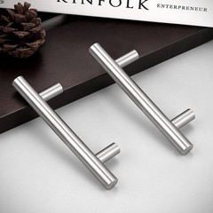 10 Pack 3 Inch Hole Centers Euro T Bar Cabinet Pulls Stainless Steel Kitchen …