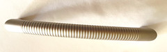 Twelve Brushed Nickel Ridged New 7 Inch Cabinet Pulls 10.00 each