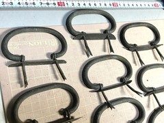 Antique Furniture Cabinet Dresser Drawer Door BRONZE Pull Drop Handle Bail Set 4