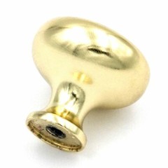 5 Pack of Ultra Designer’s Edge Polished Brass Round 1 1/4″ Knobs 98599