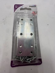(2 Packs of 4) National Hardware V119 Mending Braces 3-1/2” x 1-3/8” N220-111