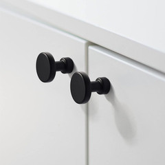 Asidrama 10 Pack 1-1/4 inch Matte Black Kitchen Cabinet Knobs – Dresser & Drawer