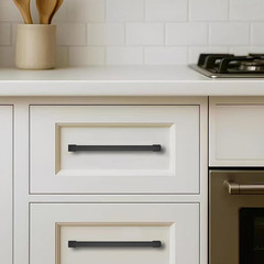 1 Pack 18Inch(457Mm) Hole Center Appliance Pulls Black Cabinet Pulls Heavy-Duty