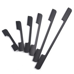 Aluminum Alloy Kitchen Cabinet Door/Cupboard Drawer Handles/Cabinet Handle Black