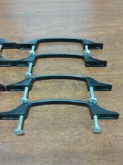 (8) Vintage Bronze Dresser Drawer Cabinet Handles Pulls 3″ center