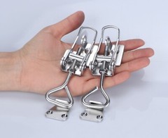 2X Stainless Steel Locker Latch 5″ Anti-Rattle Boat Hatch Fastener-M size
