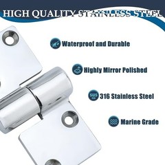 SHENGHUISS Boat Hinge Lift Off Hinge Marine Grade 316 Stainless Steel Strap H…
