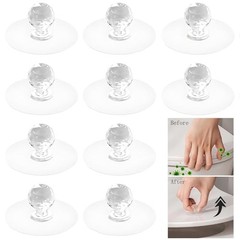 10pcs Stick on Knobs for Cabinets and Drawers, Crystal Knobs for Jewelry Box,