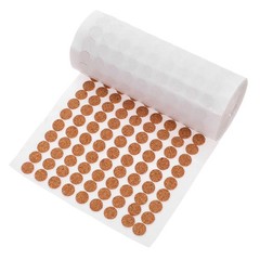 10 Pack Reusable Cork Door Bumpers Cabinet Pads Light Brown Strong Adhesive